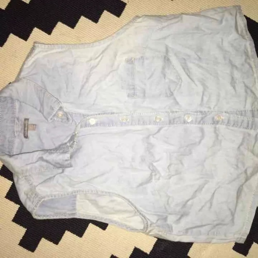 Jean crop top